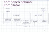 Komponen sebuah Kompilator