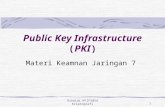 Public Key Infrastructure  ( PKI )