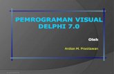Pemrograman  Visual Delphi  7.0