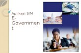 Aplikasi  SIM E-Government
