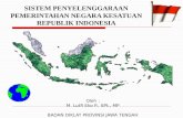 SISTEM PENYELENGGARAAN PEMERINTAHAN NEGARA KESATUAN REPUBLIK INDONESIA