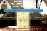STANDAR AL-QUR’AN  YANG DI PAKAI DALAM MENGHAFAL AL-QUR’AN  SISTEM TURKI UTSMANI