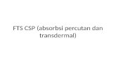 FTS CSP  ( absorbsi percutan dan transdermal )