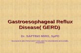 Gastroesophageal R eflux D isease ( GERD)  Dr.  SAPTINO MIRO , SpPD