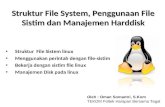 Struktur  File System,  Penggunaan  File  Sistim dan Manajemen Harddisk