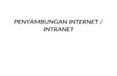 PENYAMBUNGAN INTERNET / INTRANET