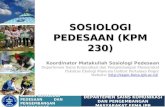 SOSIOLOGI PEDESAAN (KPM 230)