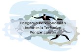 Pengaruh Perekonomian Indonesia Terhadap Pengangguran