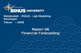 Materi 06 Financial Forecasting