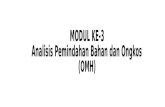 MODUL KE-3 Analisis Pemindahan Bahan dan Ongkos (OMH)