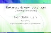 Rekayasa & Kewirausahaan (Technopreneurship)