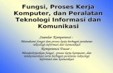 Fungsi, Proses Kerja Komputer, dan Peralatan Teknologi Informasi dan Komunikasi