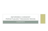 Informed consent persetujuan tindakan medik