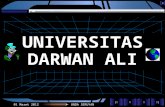 UNIVERSITAS DARWAN ALI