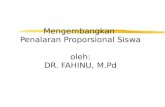 Mengembangkan  Penalaran Proporsional Siswa oleh: DR. FAHINU, M.Pd
