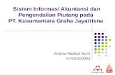 Sistem Informasi Akuntansi dan Pengendalian Piutang pada  PT. Kusumantara Graha Jayatrisna