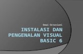 Instalasi dan pengenalan visual basic 6