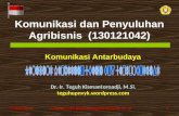 Komunikasi dan Penyuluhan Agribisnis  (130121042)