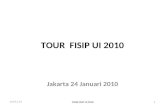 TOUR  FISIP UI 2010