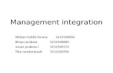 Management integration