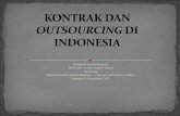 KONTRAK DAN  OUTSOURCING  DI INDONESIA