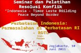 PERBATASAN INDONESIA  DENGAN 10 NEGARA TETANGGA  (DARAT DAN LAUT)