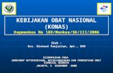 KEBIJAKAN OBAT NASIONAL (KONAS) Kepmenkes No 189/Menkes/SK/III/2006