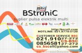 BStroniC suplier pulsa elektrik multi operator