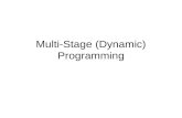 Multi-Stage (Dynamic) Programming