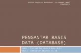 Pengantar  Basis Data (Database)