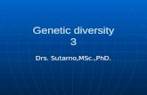 Genetic diversity 3