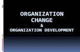ORGANIZATION CHANGE & ORGANIZATION DEVELOPMENT