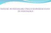 SISTEM  PENDIDIKAN TINGGI KEPERAWATAN  DI INDONESIA