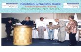 Pelatihan Jurnalistik Radio Friedrich Naumann Stiftung Bima & Sumatera,  April - Juni 2002