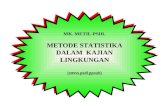 MK. METIL-PSDL METODE STATISTIKA DALAM  KAJIAN LINGKUNGAN ( smno.psdlub )