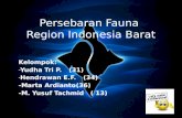 Persebaran  Fauna  Region Indonesia Barat