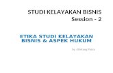 STUDI KELAYAKAN BISNIS Session - 2