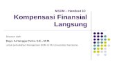 MSDM – Handout 10 Kompensasi Finansial Langsung