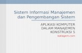Sistem Informasi Manajemen dan Pengembangan Sistem