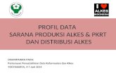 PROFIL DATA  SARANA PRODUKSI ALKES & PKRT  DAN DISTRIBUSI ALKES