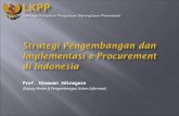 Strategi Pengembangan dan Implementasi e-Procurement  di Indonesia