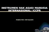 INSTRUMEN HAK ASASI MANUSIA INTERNASIONAL: ICCPR