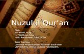 Nuzulul  Qur’an