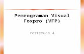 Pemrograman  Visual  Foxpro  (VFP)