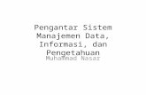 Pengantar Sistem Manajemen  Data,  Informasi ,  dan Pengetahuan