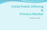 Initial Public Offering  &  Primary Market