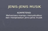 JENIS-JENIS MUSIK