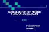 GLOBAL SISTEM FOR MOBILE COMMUNICATION (GSM)