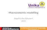 Macroconomic modelling