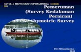 Pemeruman (Survey  Kedalaman Perairan )  Bathymetric Survey